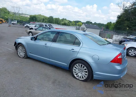 2010 Ford Fusion Hybrid из США, поврежденный, VIN 3FADP0L34AR294982